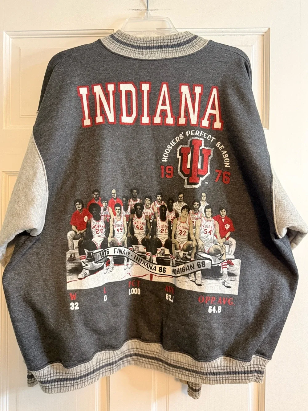 Indiana Hoosiers 1976 Perfect Season Glory Days Varsity Jacket